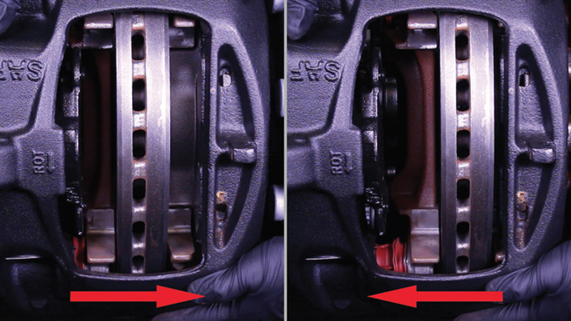 How to replace the pads in a SAF SBS 2220 caliper