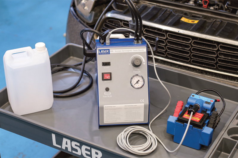 Laser Tools develops high pressure brake bleeder