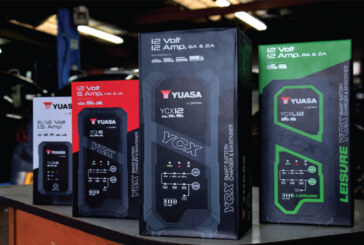 Yuasa launches automatic smart battery chargers