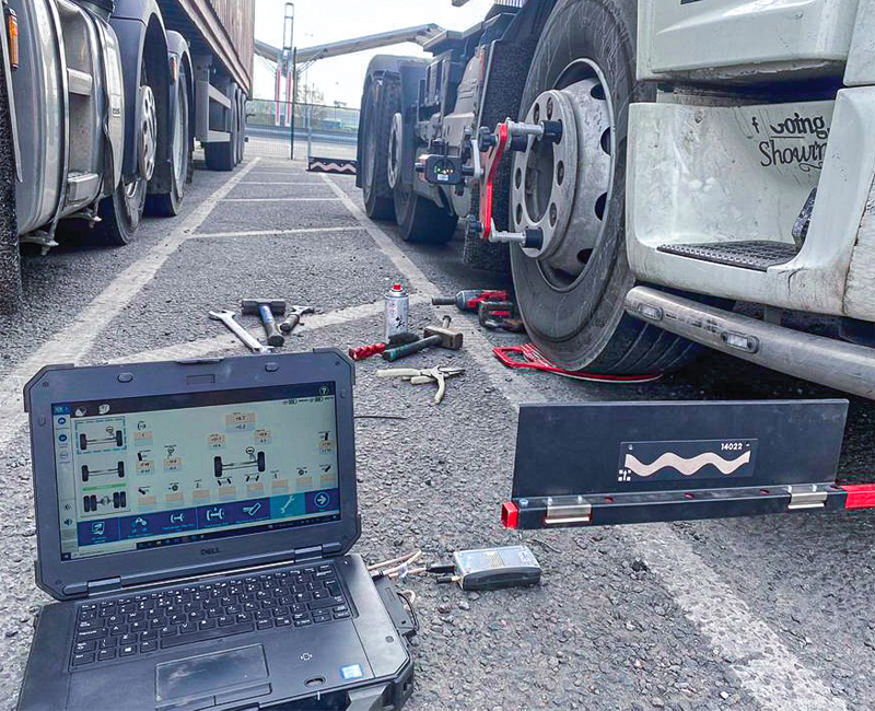 A2 Tyres rectifies wheel alignment with AES 