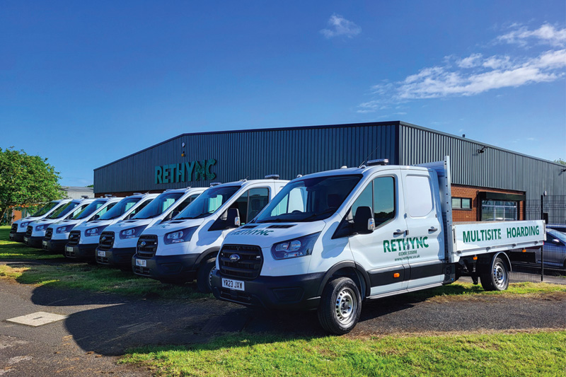 Hoardings specialist purchases Ford Transit fleet
