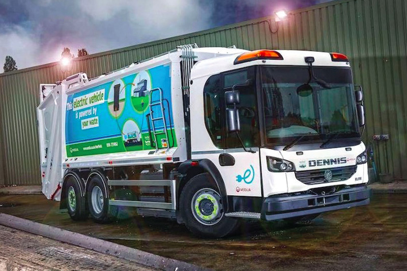 Council introduces electric waste fleet with Veolia