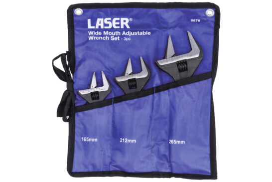 Laser Tools reveals wide-mouth wrench set