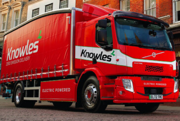 Knowles Logistics reviews Volvo FE Electric truck