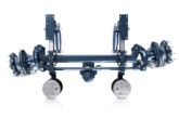 What are the benefits of self-steering axles?