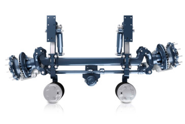 What are the benefits of self-steering axles?