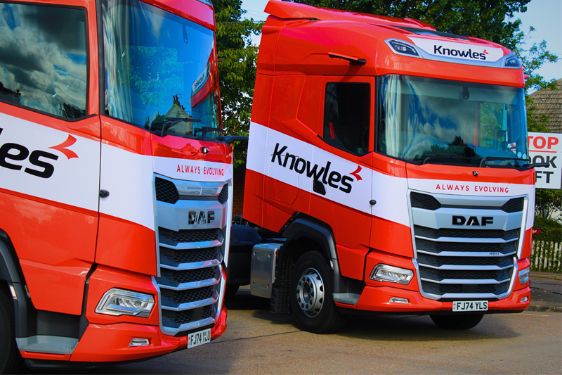 Knowles Logistic strengthens its fleet with DAF