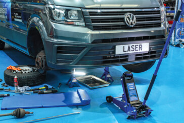 Laser Tools outlines its five new trolley jacks