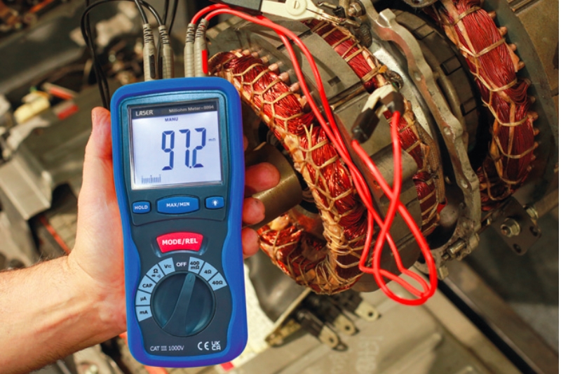 Laser Tools’ digital low-resistance test meter