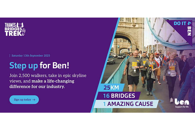 Ben launches walking challenge