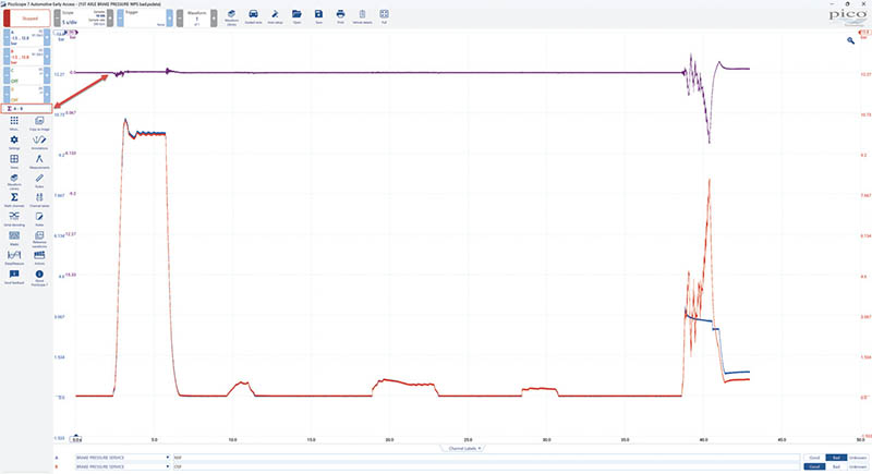 Air brake pressure testing