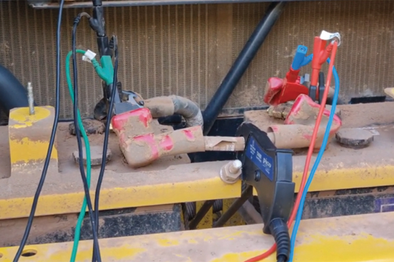 How to battery test with an oscilloscope
